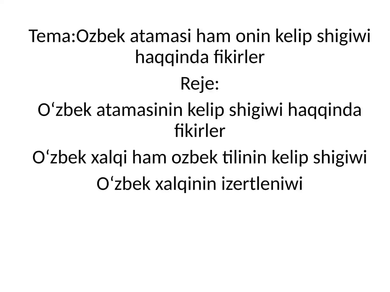 O‘zbekatama sininki elip shigiwi haqqinda fikirler 2