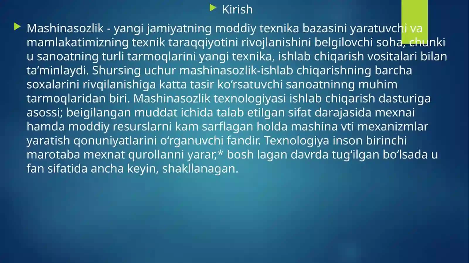Mashinasozlik va ishlabchiqarish texnologiyasi, Mashinasozlikda ishlab chiqarish turlari 2