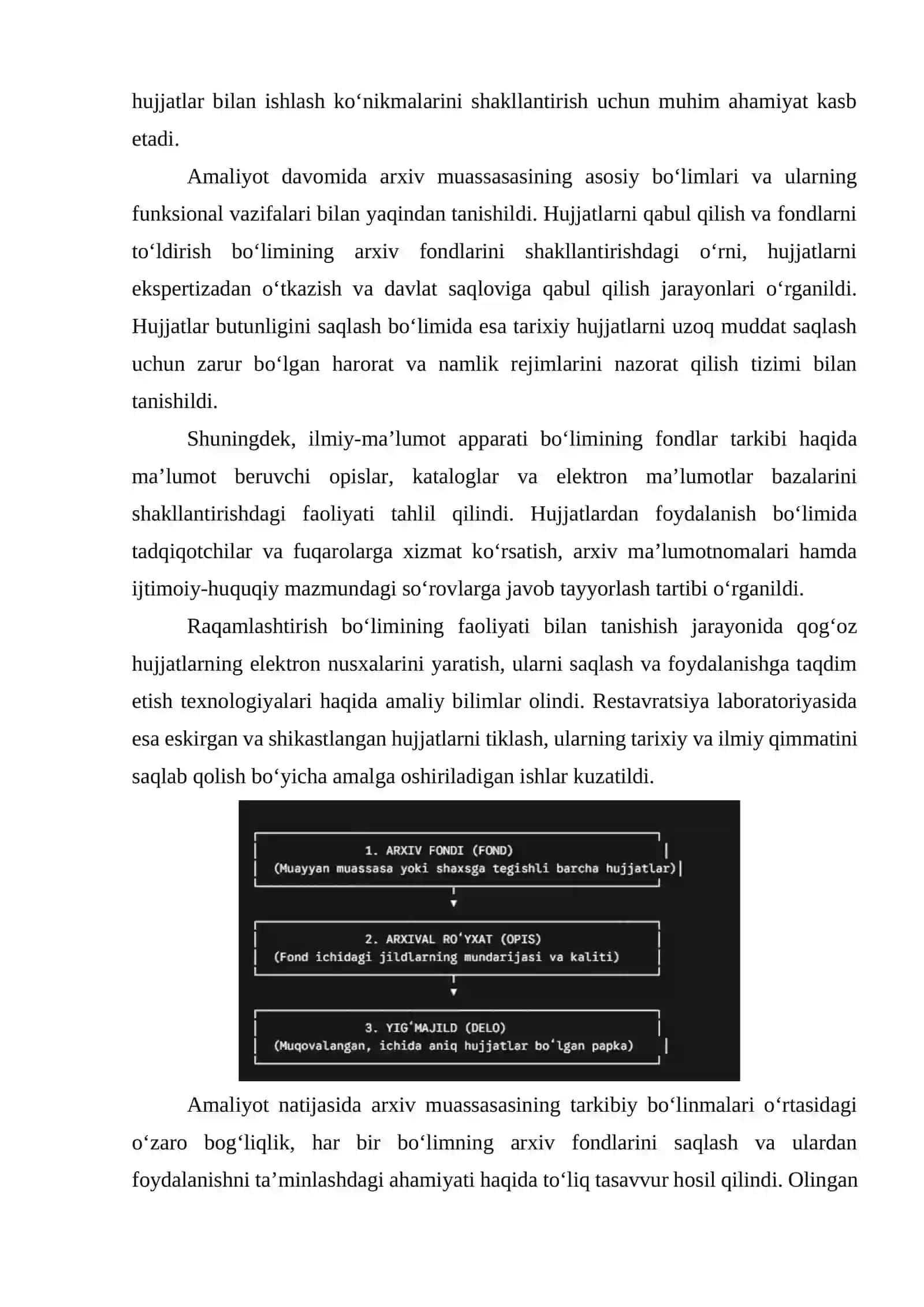 Arxivshunoslik Qo’qon shahar amaliyoti 2
