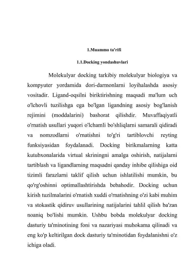 Molekulyar docking tarkibi 2
