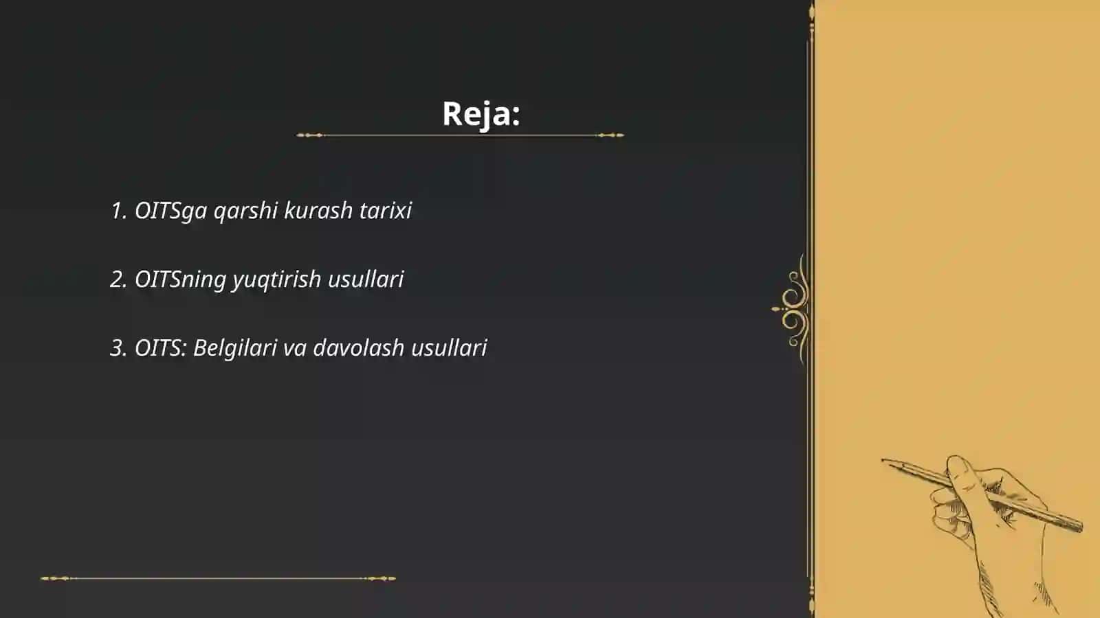 OITSga qarshi kurash tarixi 2