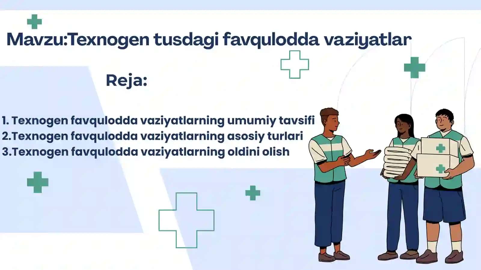Texnogen tusdagi favqulodda vaziyatlar 2