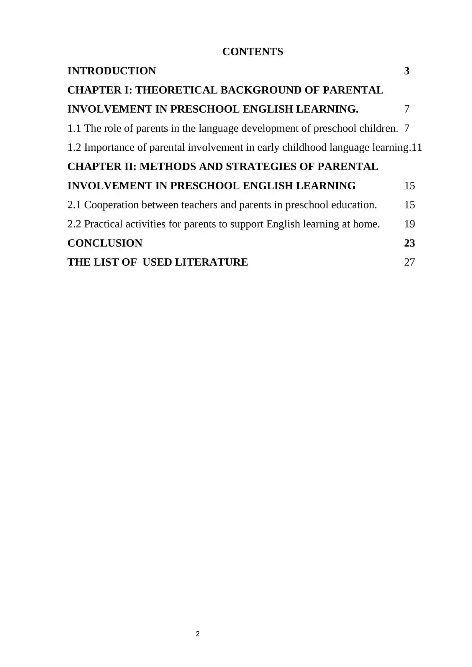 PARENTAL INVOLVEMENT PROCESS OF PRESCHOOL ENGLISH LEARNERS 2