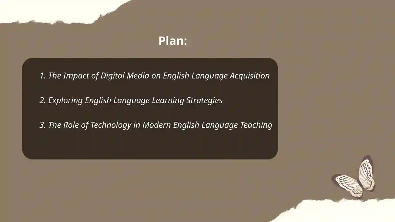Writing a research plan 2