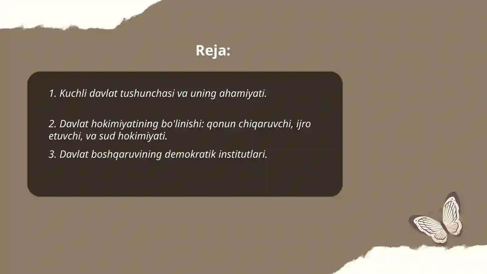 Kuchli davlat – barqaror jamiyat 2