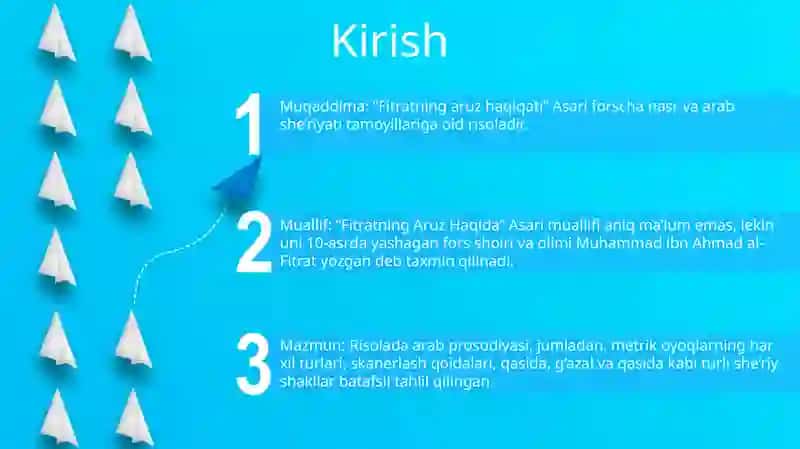 Fitratning "Aruz Haqida" Asari 2