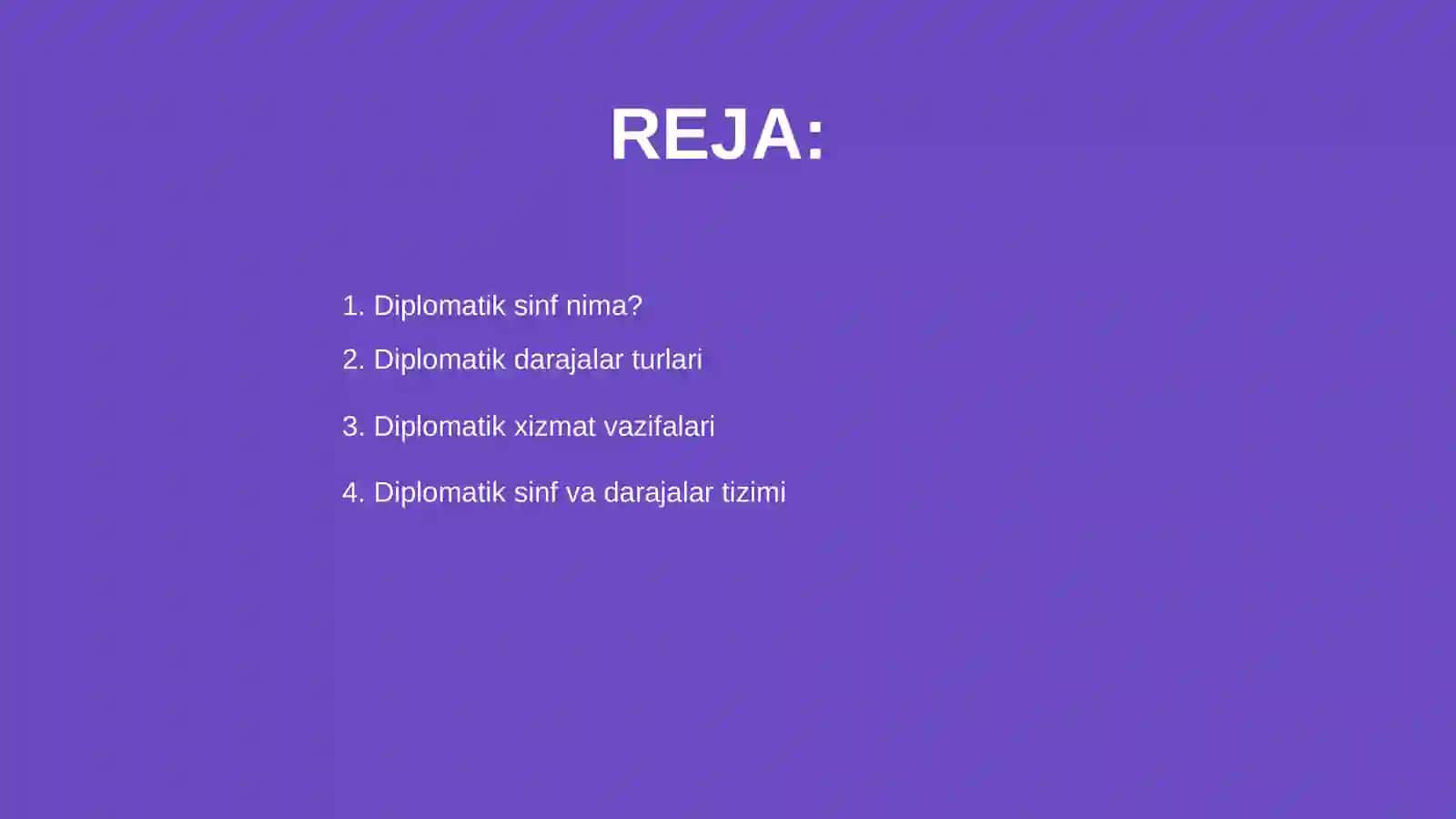 Diplomatik sinf va darajalar prezentatsiya 2