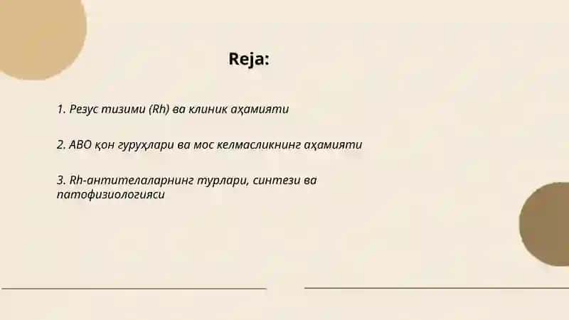 Резус ва АВО мос келмаслик 2