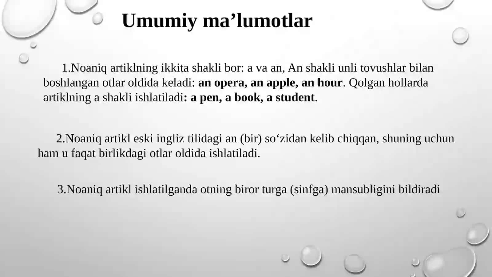 NOANIQ ARTIKL A(AN) 2