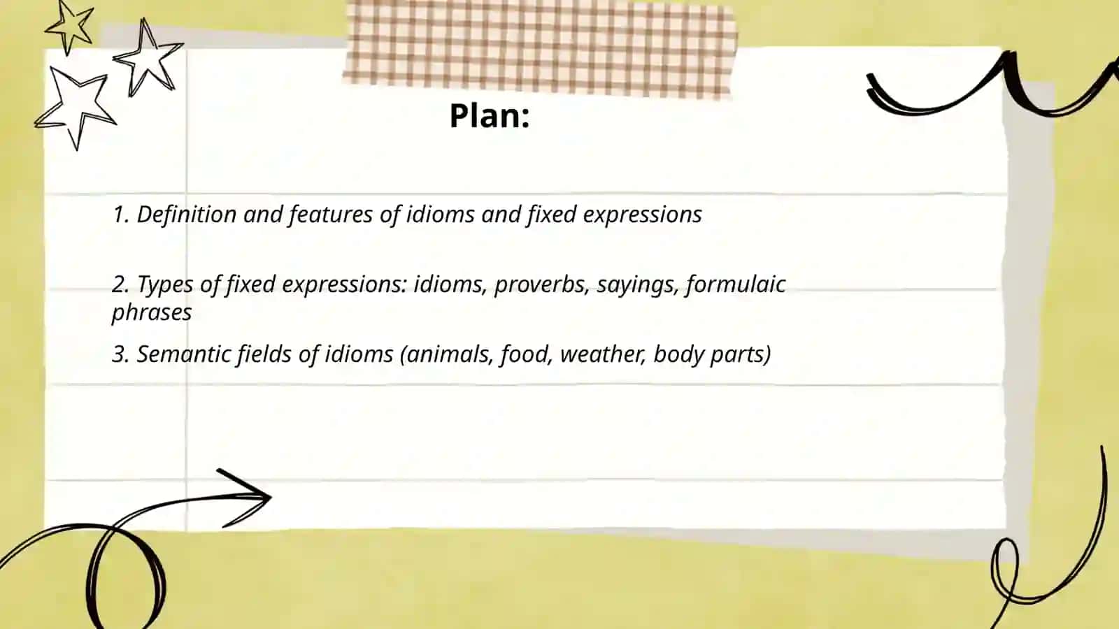 Idioms and fixed expressions 2