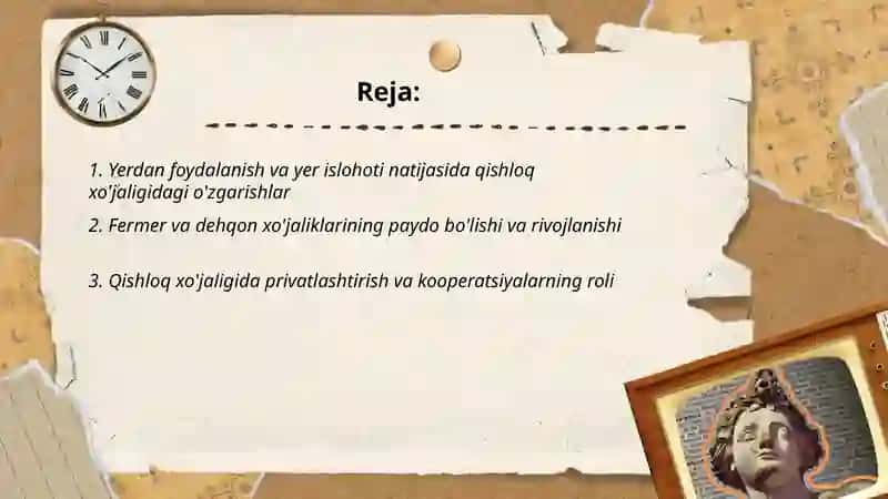 Mustaqillik yillarida qishloq xòjaligi va sanoat sohasidagi òzgarishlar 2