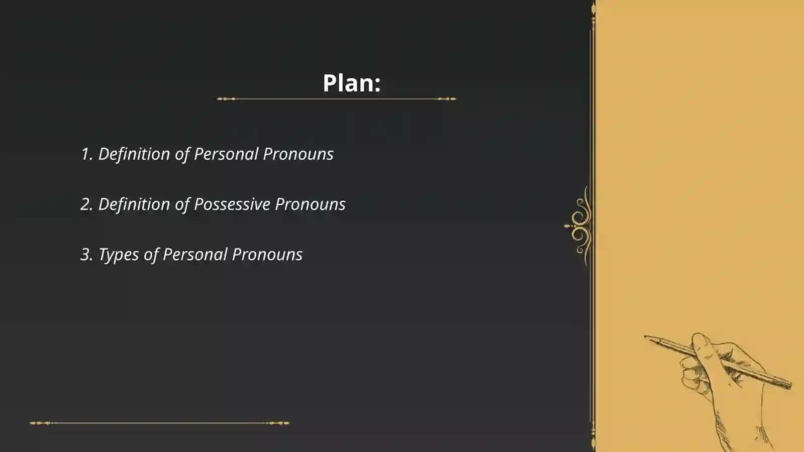 Personal and Possessive Pronouns 2
