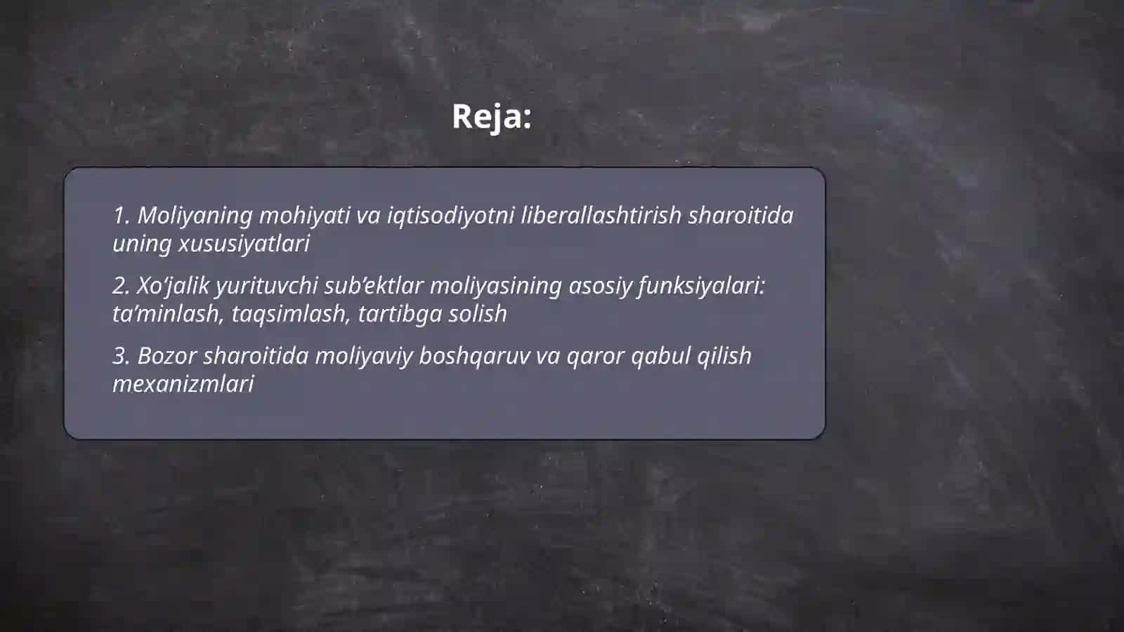 Iqtisodiyotni liberallashtirish sharoitida xo‘jalik yurituvchi sub’ektlar moliyasining mohiyati va funksiyalari 2