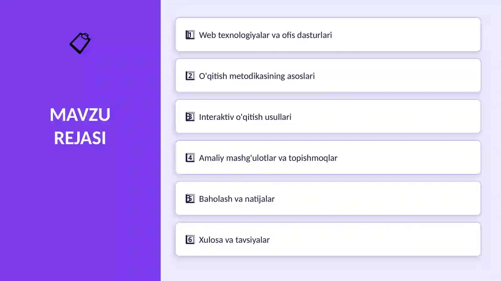 Web Texnologiyalar Asosida Ofis Dasturlarini O'qitish Metodikasi 2