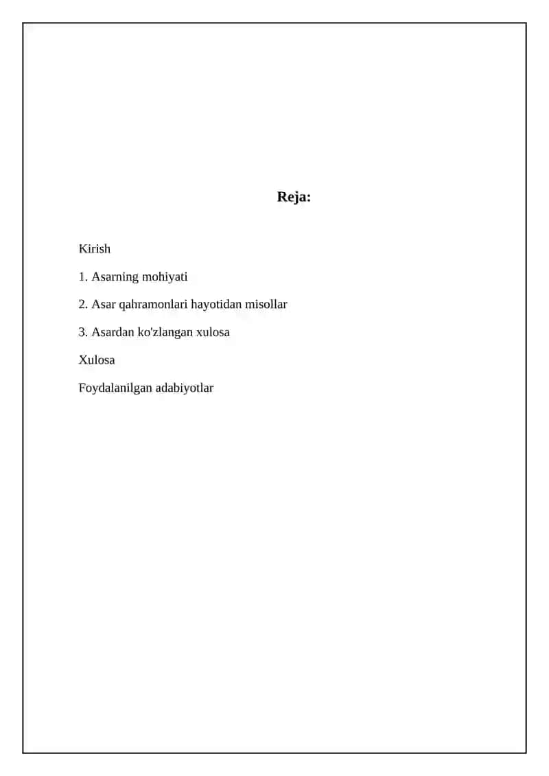 Shuhratning "Oltin zang" asariga tahlil 2
