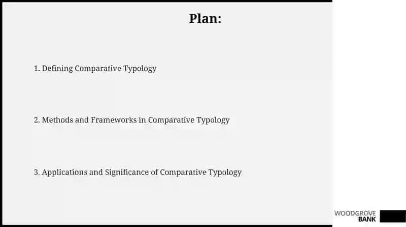 Comparative Typology as a Branch of linguistic typology 2