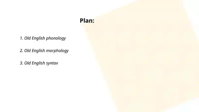 Old English Phonology 2