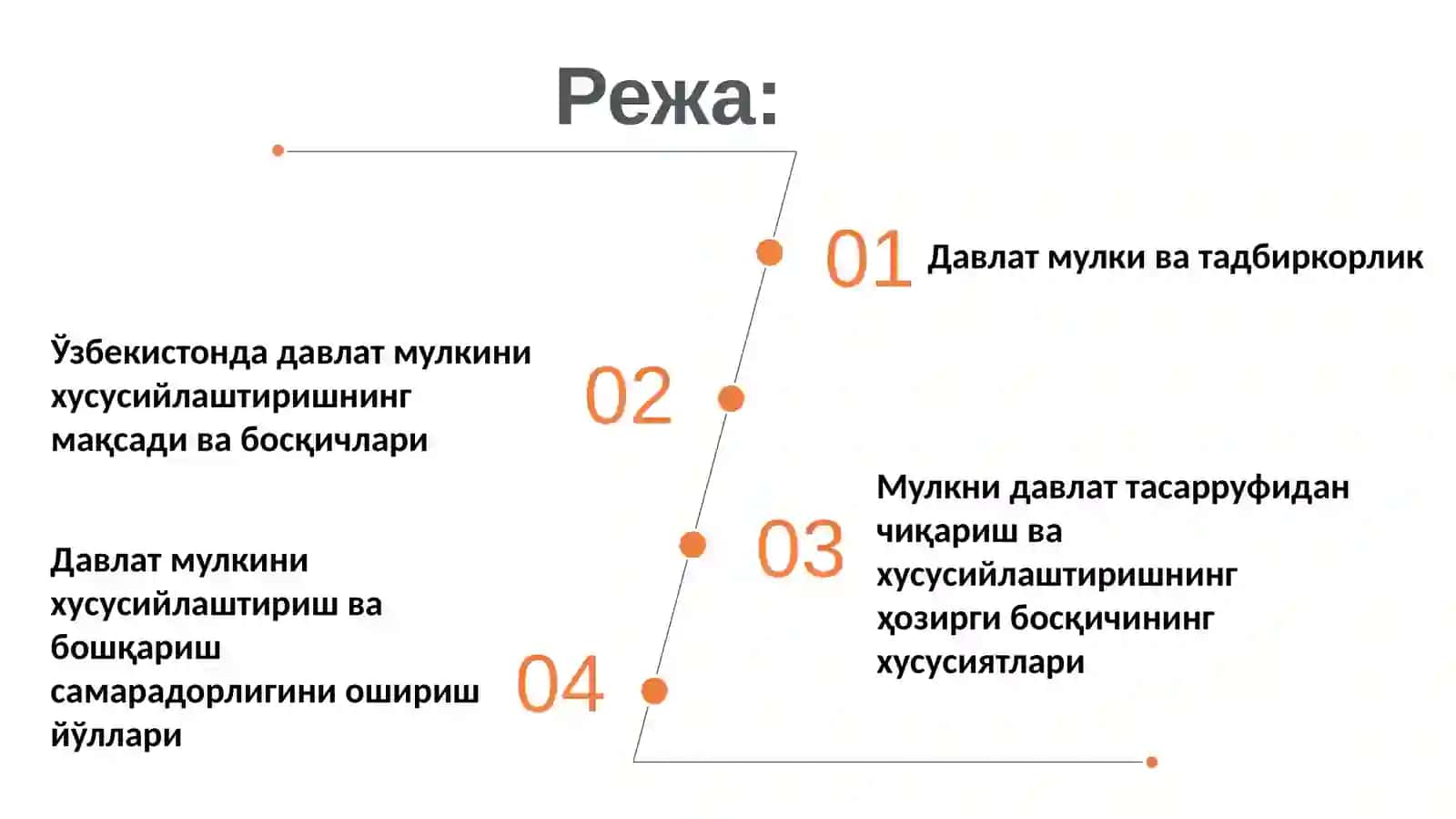 Ўзбекистонда давлат мулкини хусусийлаштириш ва бошқариш – иқтисодиётни тартибга солиш воситаси 2