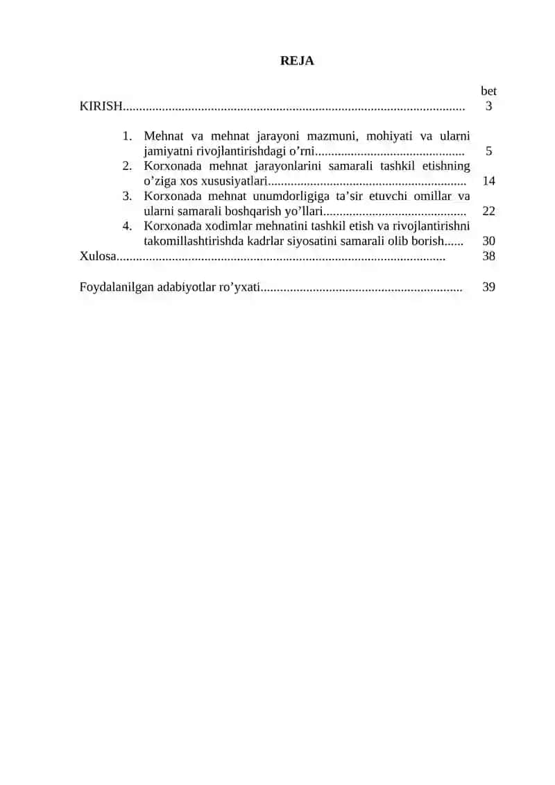 Boshqaruv mehnatining mazmuni, xarakteri va xususiyati 2