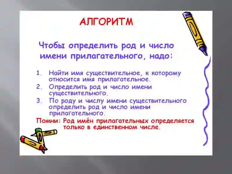 Падеж имени прилагательного 2