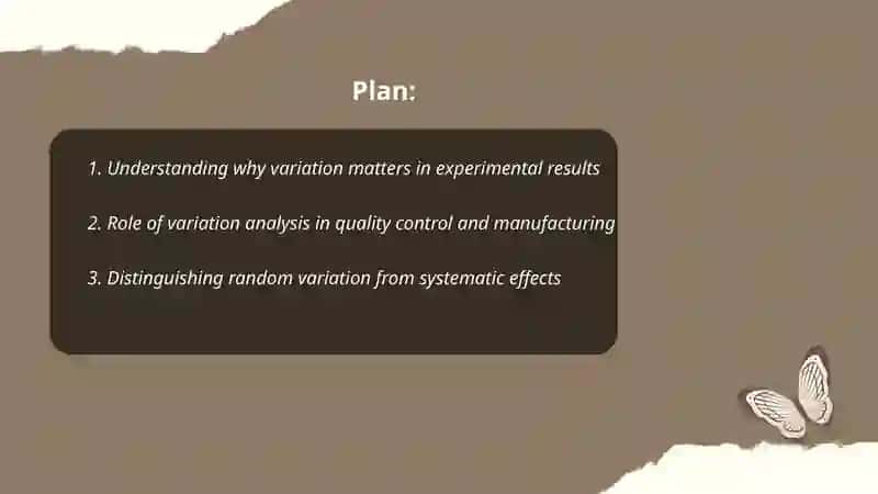 The need for a statistical study of variation 2