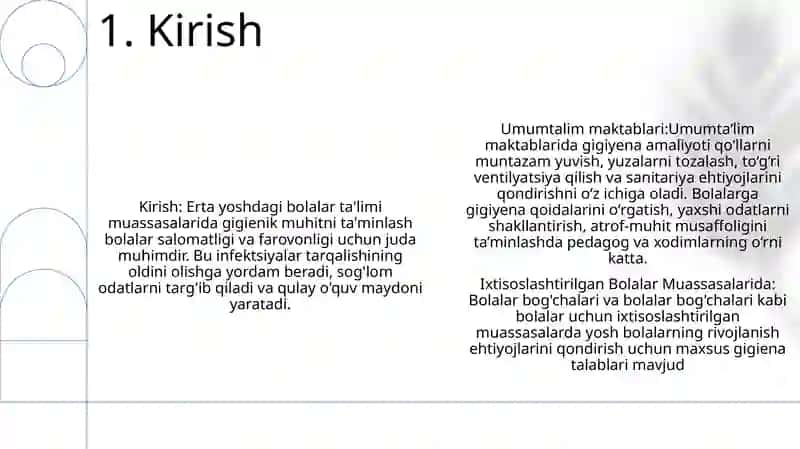 Umumtalim Maktablari Va Ixtisoslashtirilgan Bolalar Muassasalarida Bolalarni OʻQitish Gigiyenasi 2