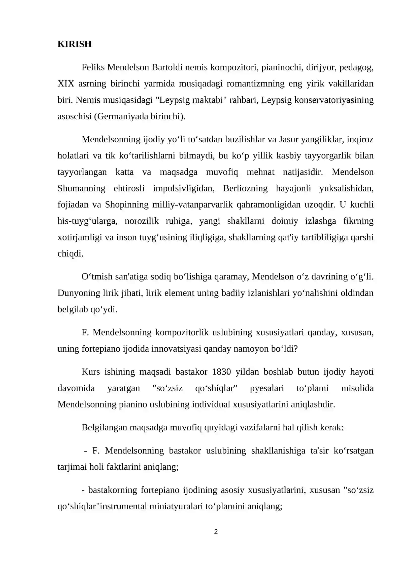 Feliks Mendelson-Bartoldining Hayot Ijodi 2