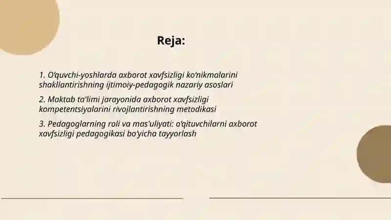 O‘quvchi-yoshlarda axborot xavfsizligi ko‘nikmalarini shakllantirishning ijtimoiy-pedagogik mohiyati 2