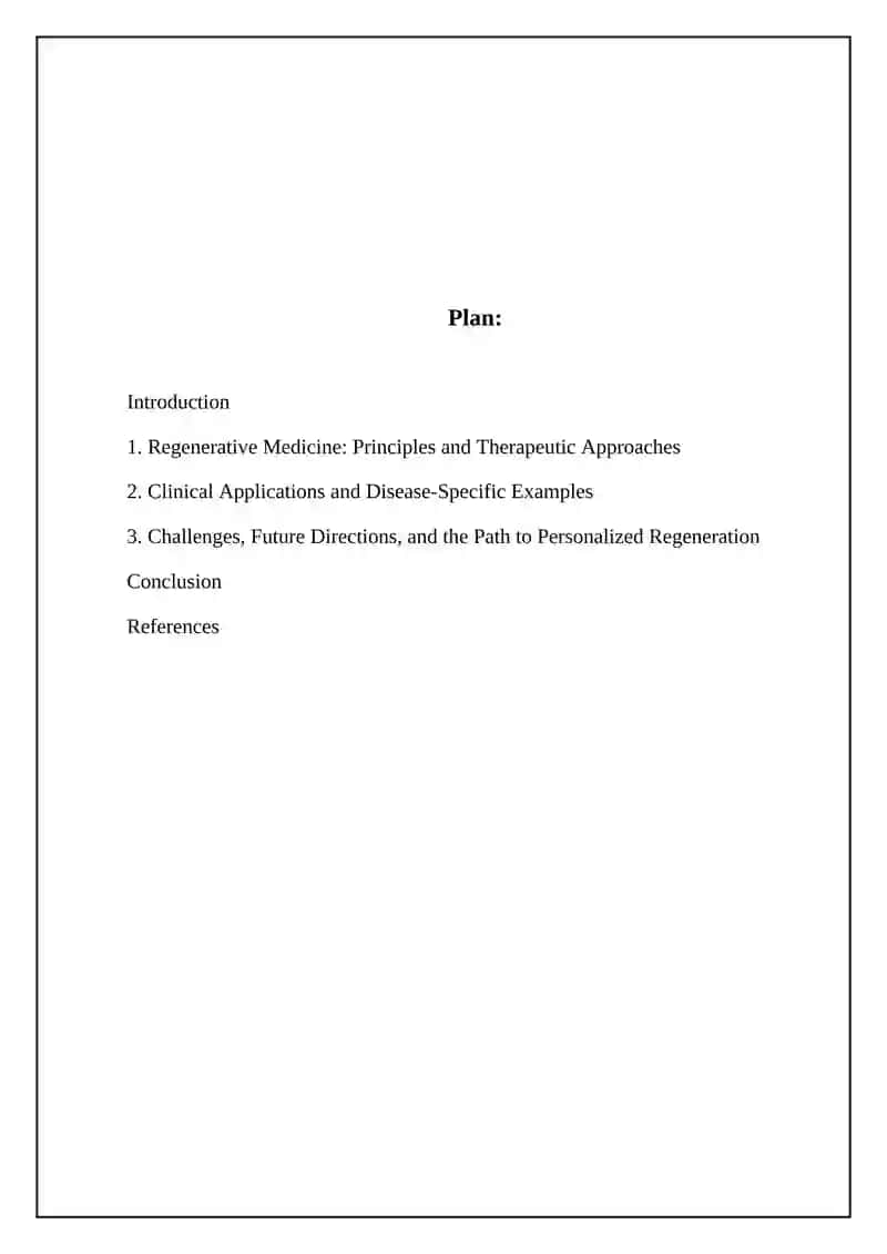Regenerative Medicine: Principles and Therapeutic Approaches 2