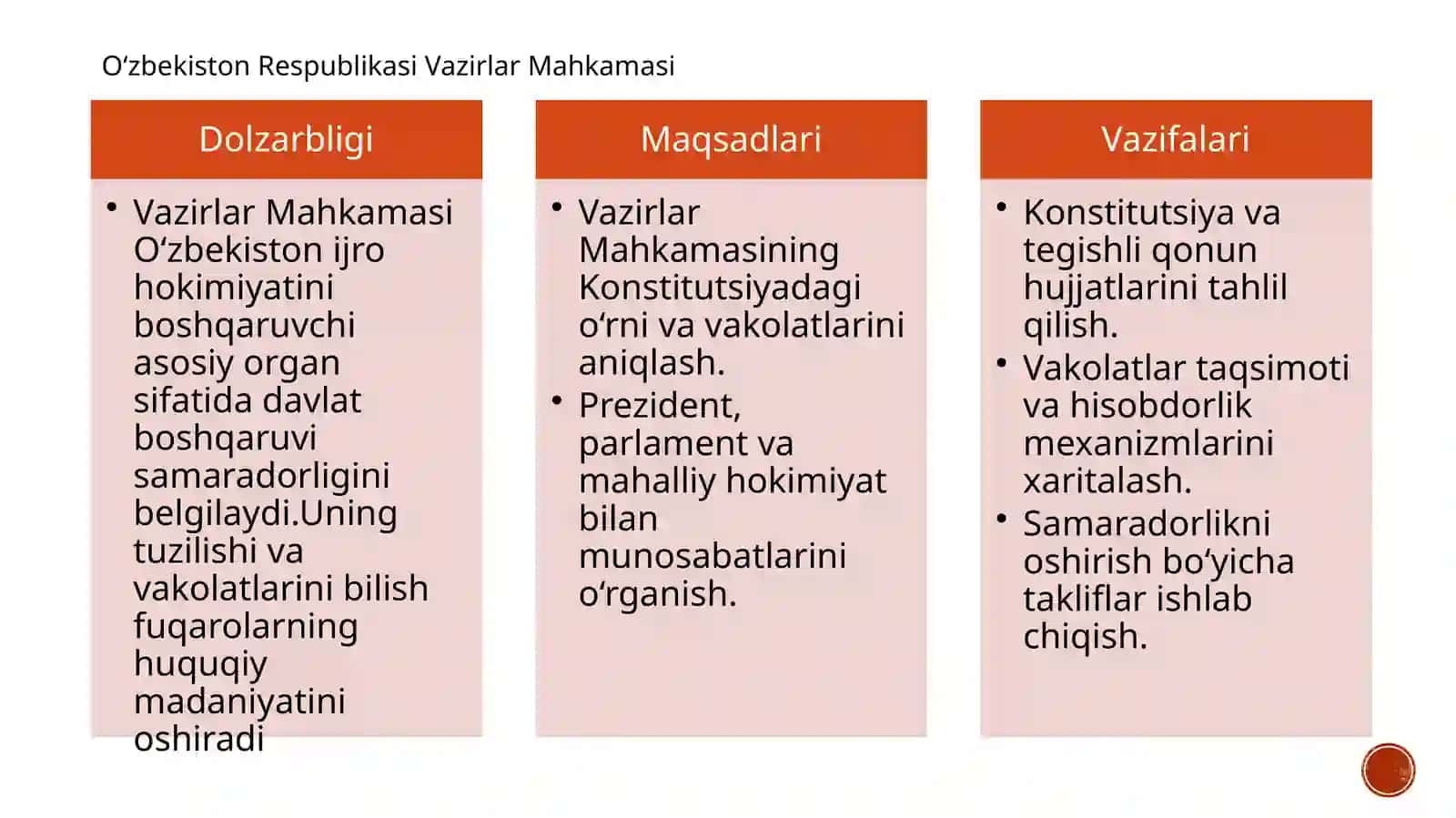Oʻzbekiston Respublikasi Vazirlar Mahkamasi 2
