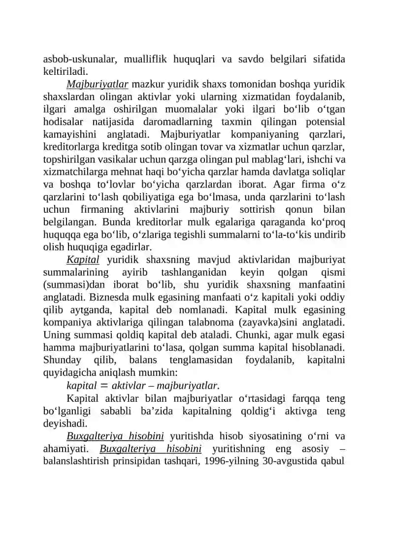 Buxgalteriya hisobining maqsad va vazifalari 2