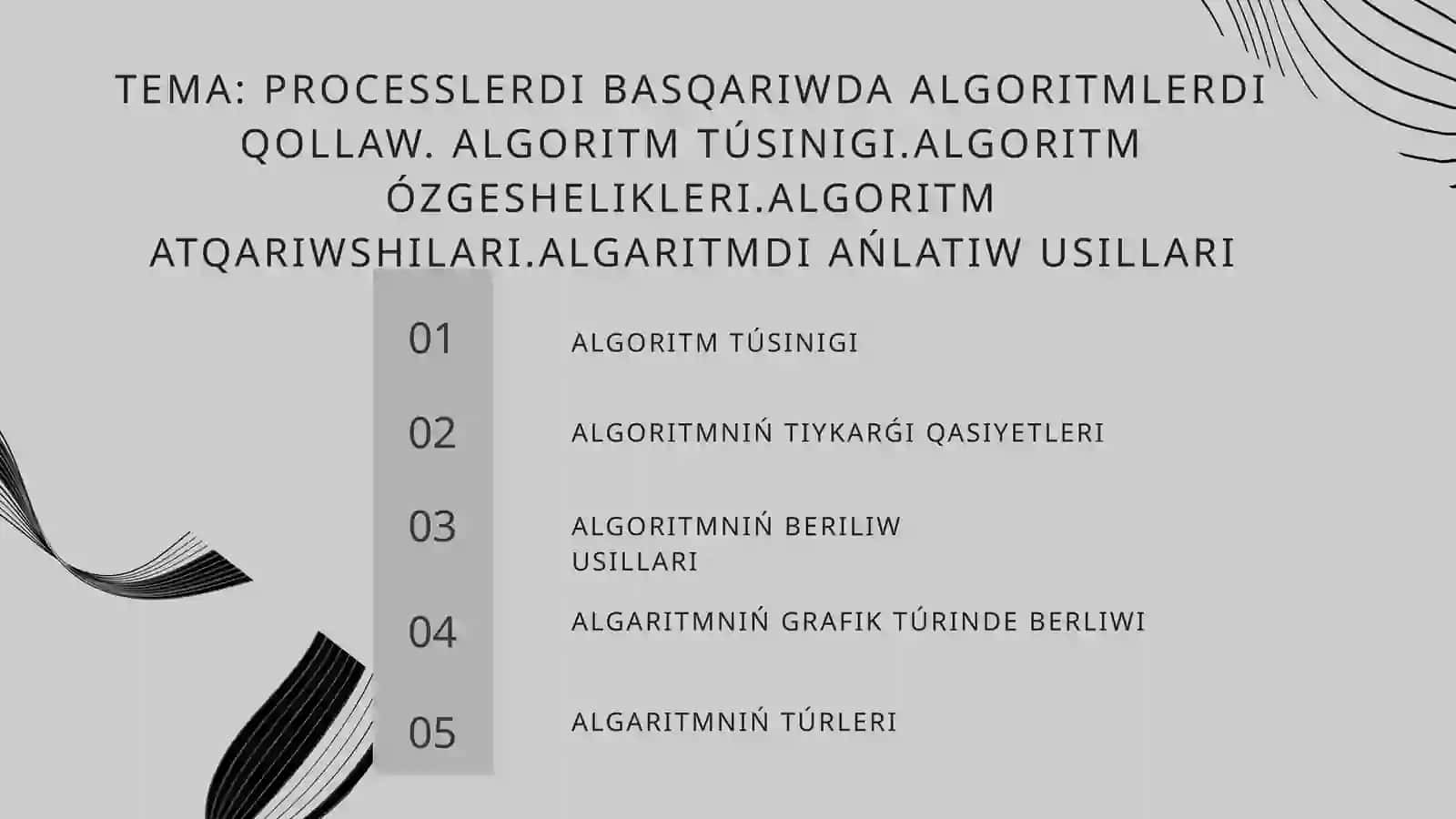 XABAR TEXNOLOGIYALARI PÁNINEN PREZINTACIYA JUMISI 2