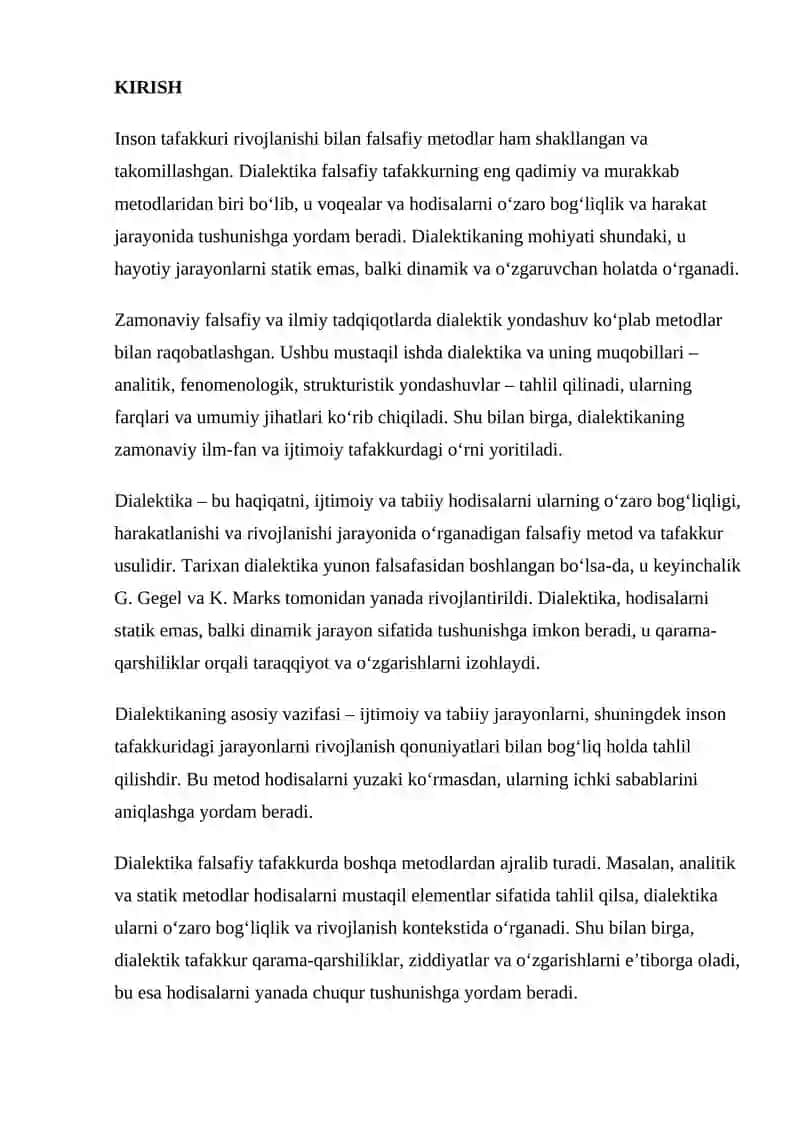 DIALEKTIKA VA UNING MUQOBILLARI 2