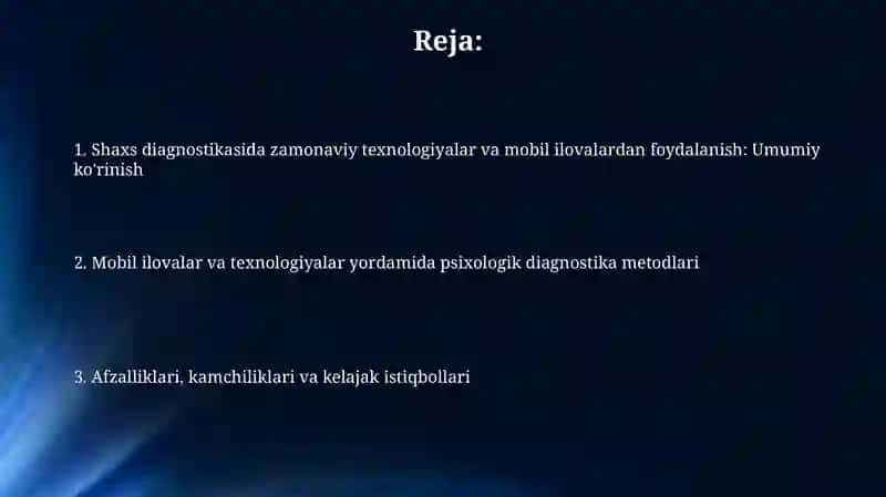 Psixologiyada shaxs diagnostikasida zamonaviy texnologiyalar va mobil ilovalardan foydalanish 2