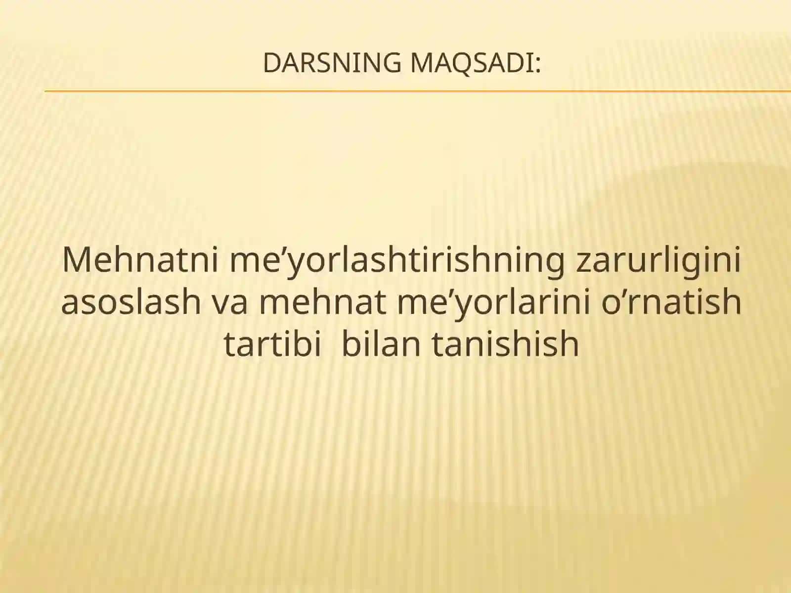 Mehnat me’yorlarini belgilash uslublari 2