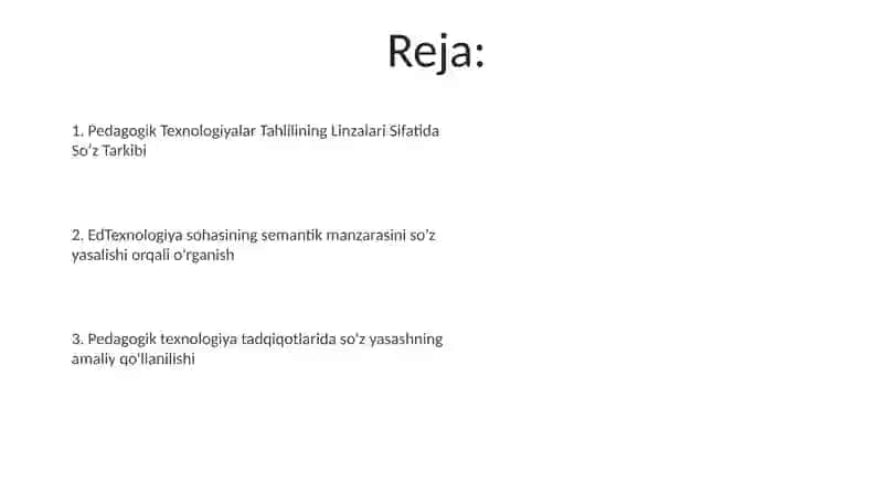 Pedagogik Texnologiyalar Tahlilining Linzalari Sifatida Soʻz Tarkibi 2