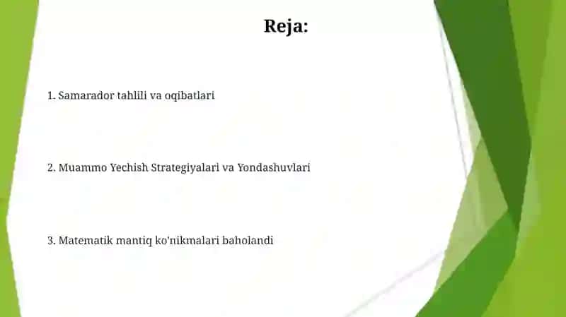 EGMA xalqaro baholash dasturi 2