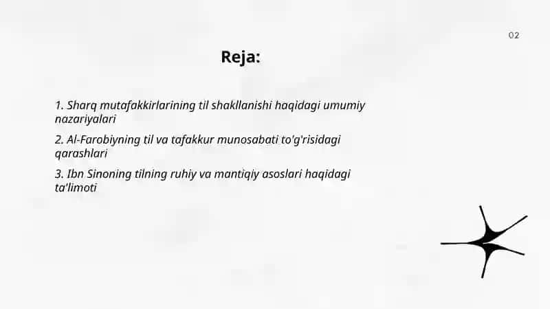 Sharq mutafakkirlarining til shakllanishiga oid qarashlar 2