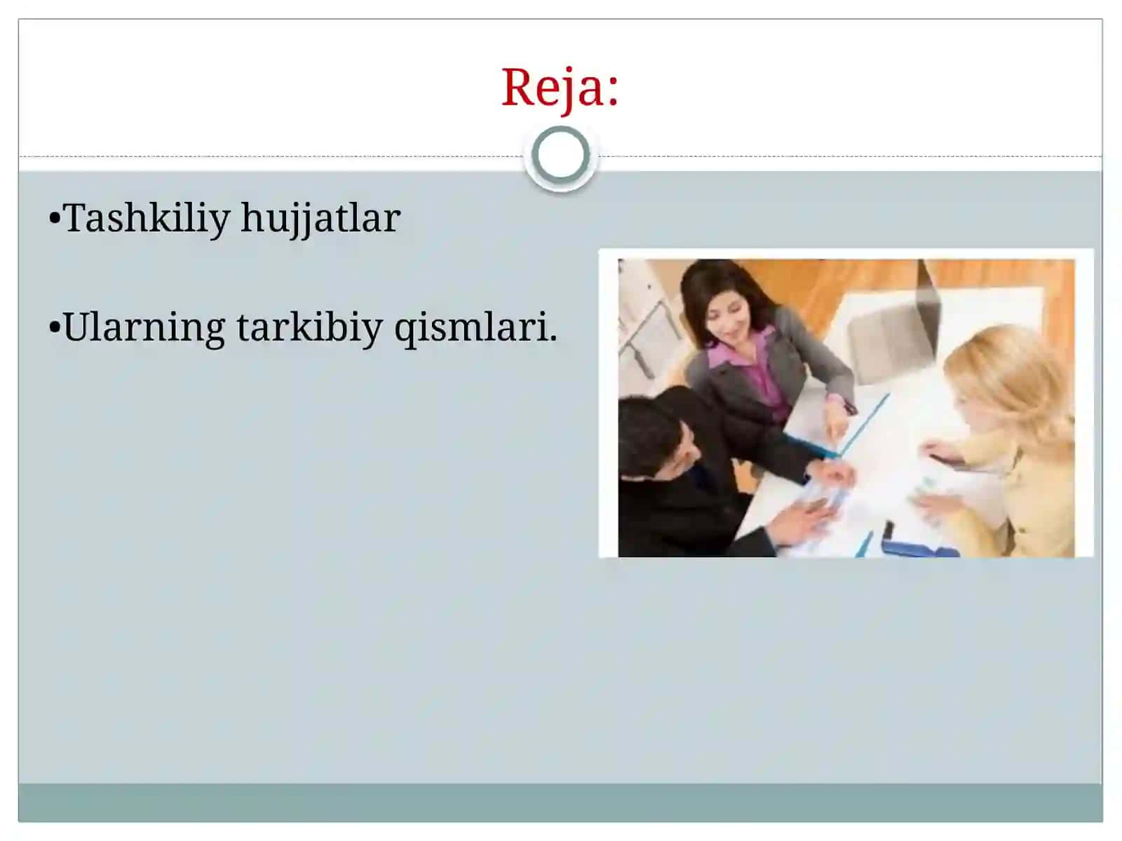 Tashkiliy hujjatlar 2