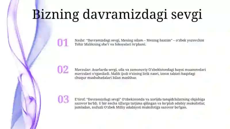 Davramizdagi sevgi, Mening oilam - Mening baxtim 2