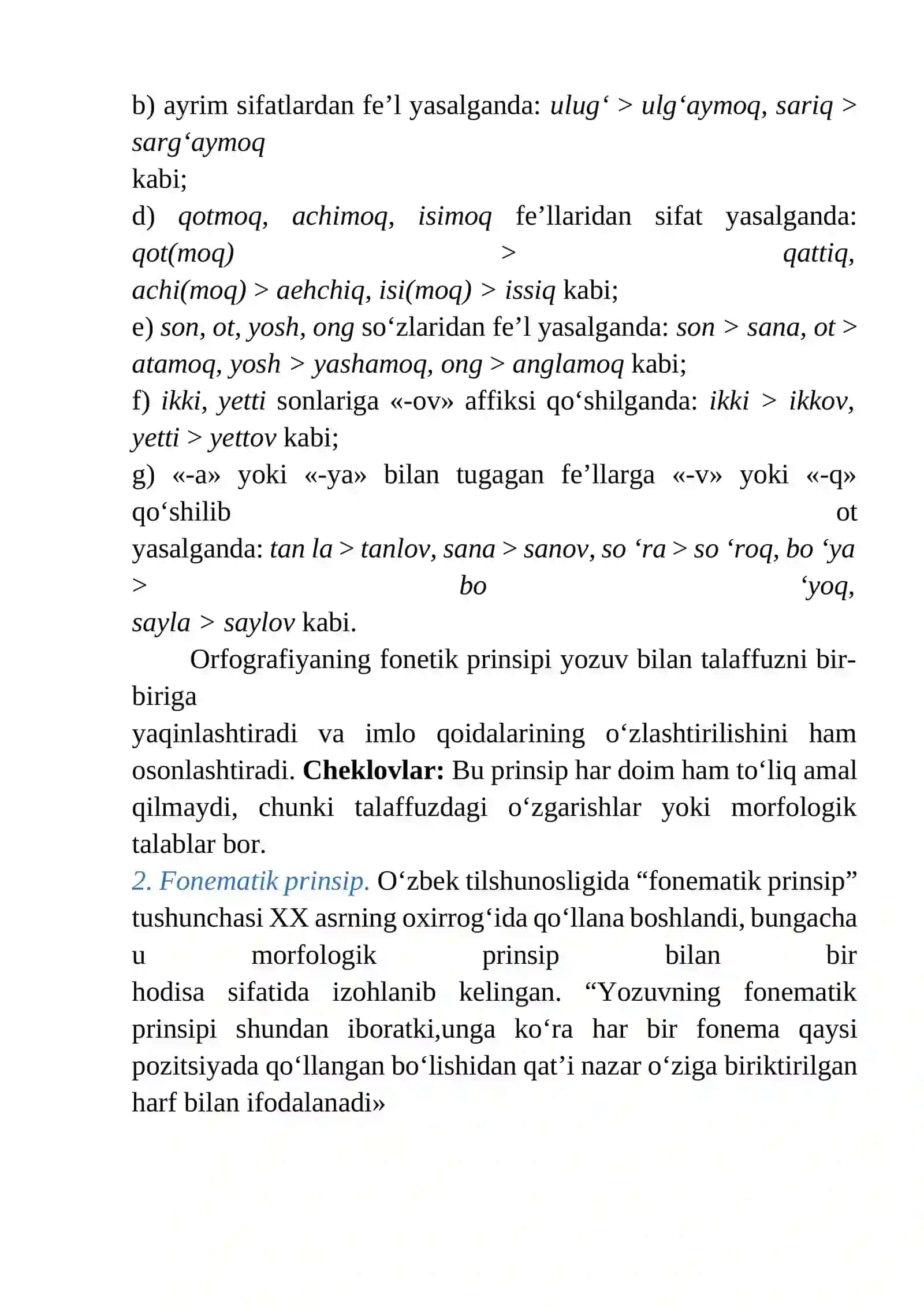Grafika va orfografiya. Orfografiya prinsiplari 2