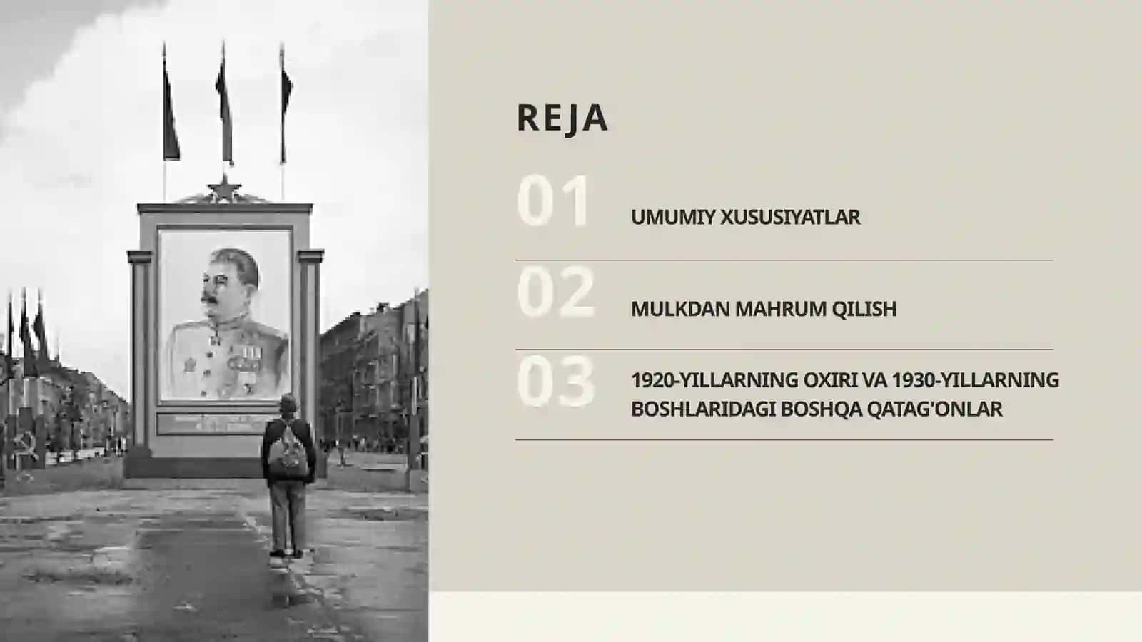 Stalinizm davrida iqtisodiy rivojlanishning natijalari, qulashi 2