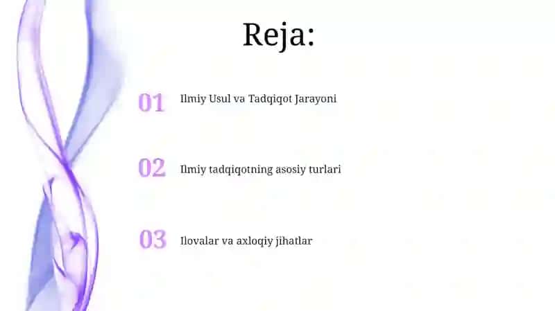 Ilmiytadqiqotlarvaularningturlari 2