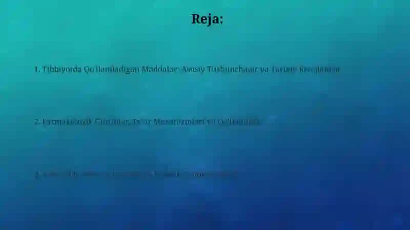 Tibbiyamaliyotdaishlatiladiganmoddalar 2