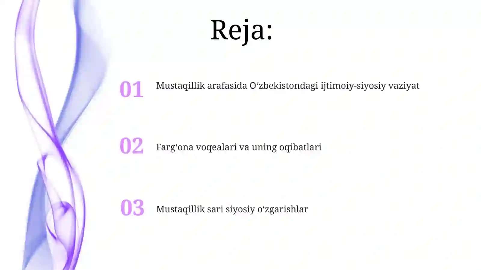 Mustaqillikka erishish arafasida O'zbekistondagi ijtimoiy-siyosiy jarayonlar 2