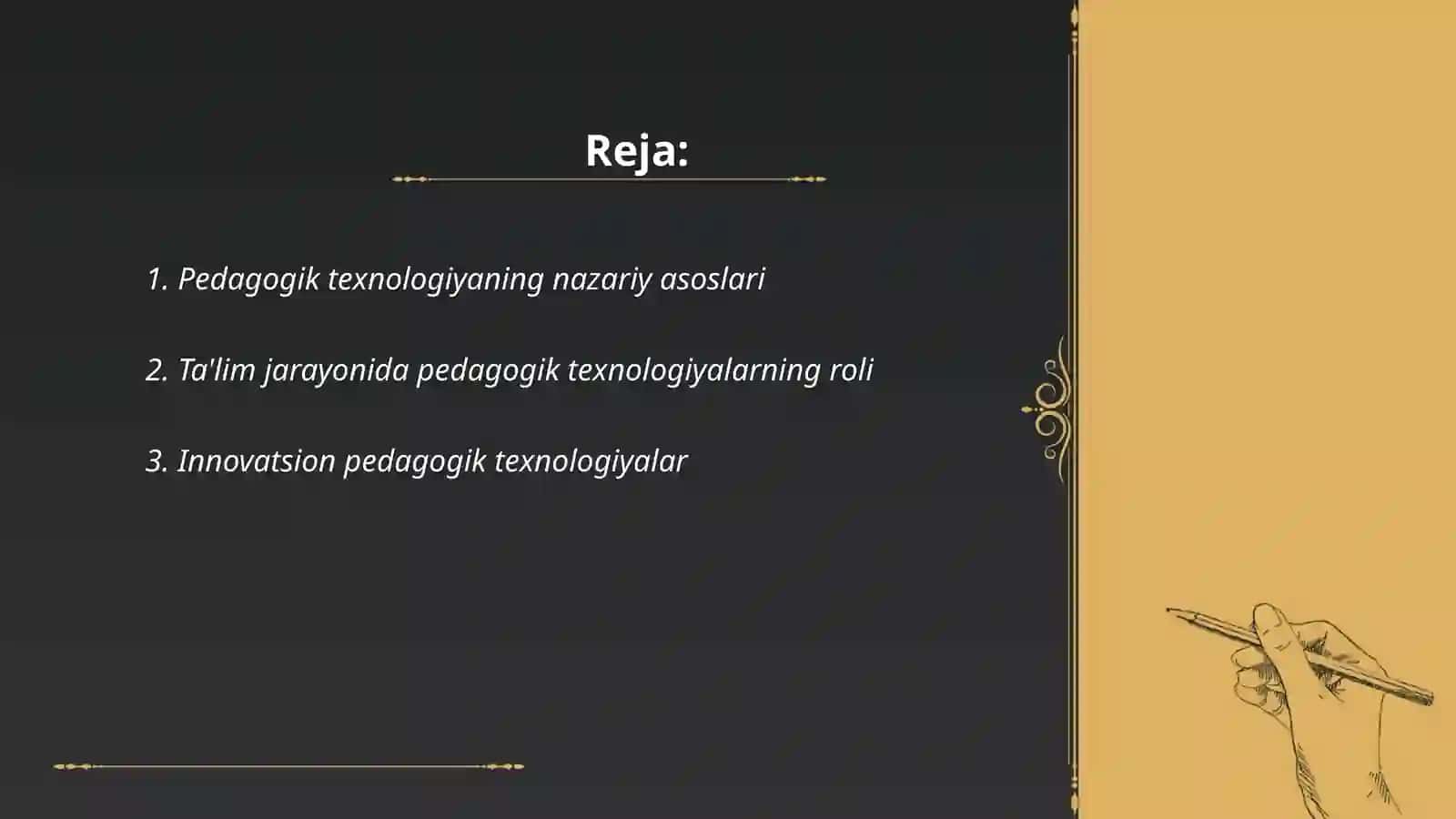 Pedagogik texnologiya 2