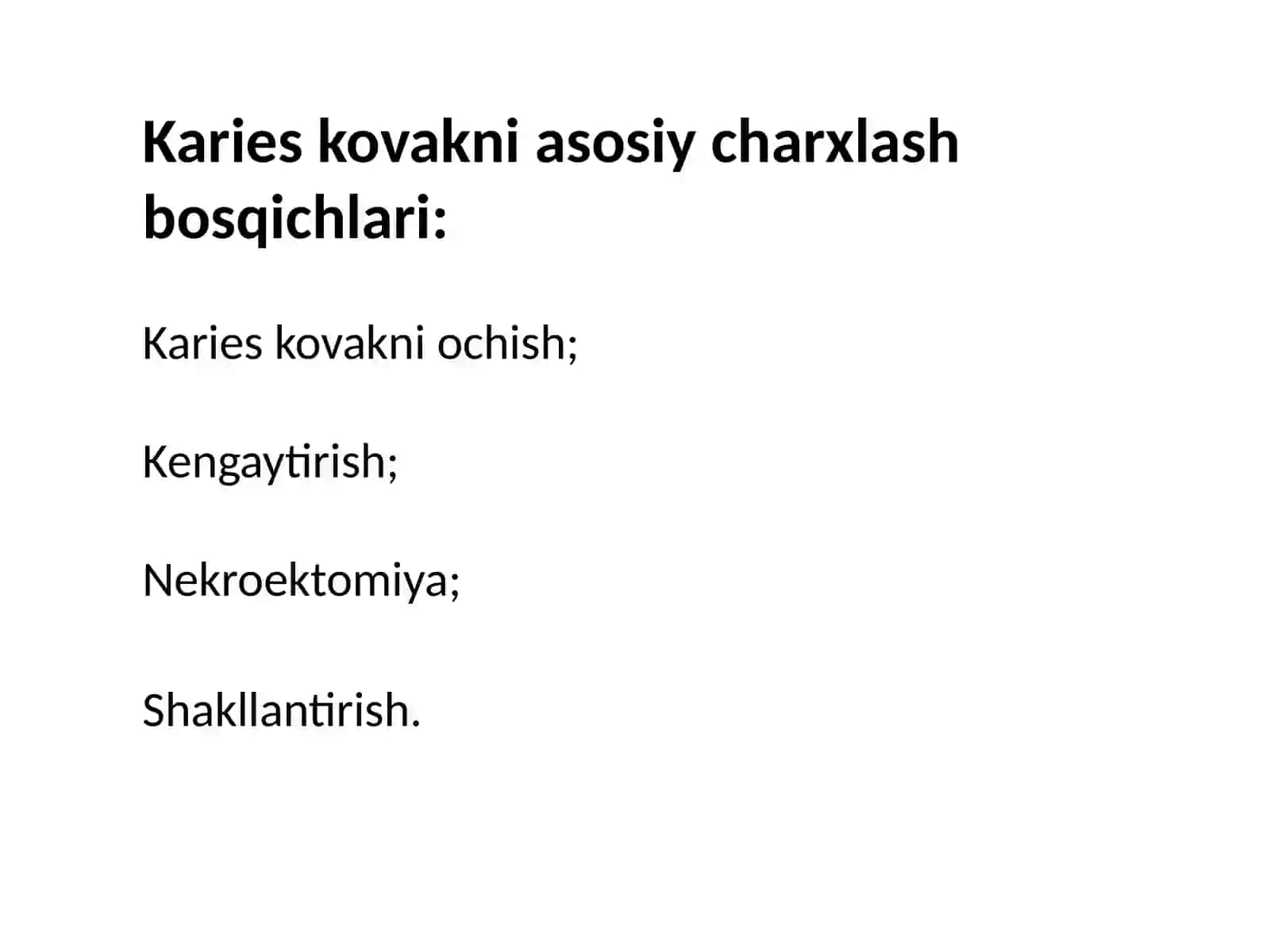 Tishlar restavrasiyasida kompozit plomba ashyolarini klinik qoʻlanilishi 2