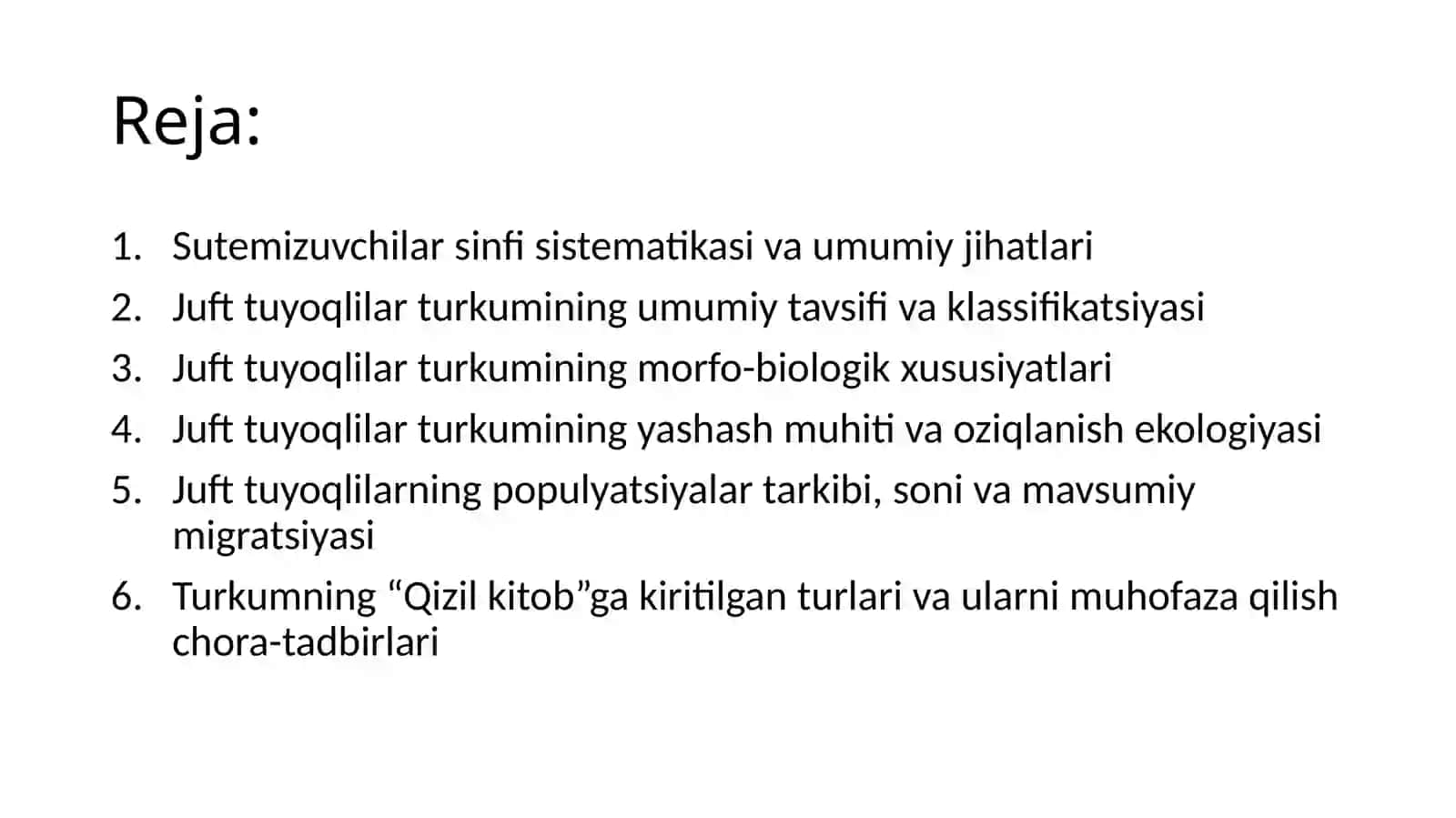 Juft tuyoqli sutemizuvchilar hayvonlarining biologik va ekologik xususiyatlari 2