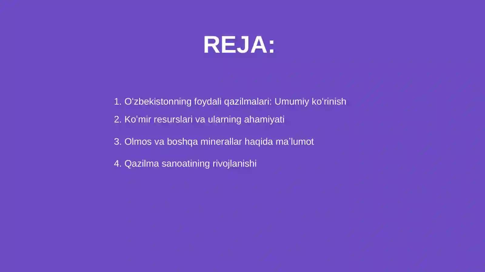Oʻzbekistonning foydali qazilmalari 2