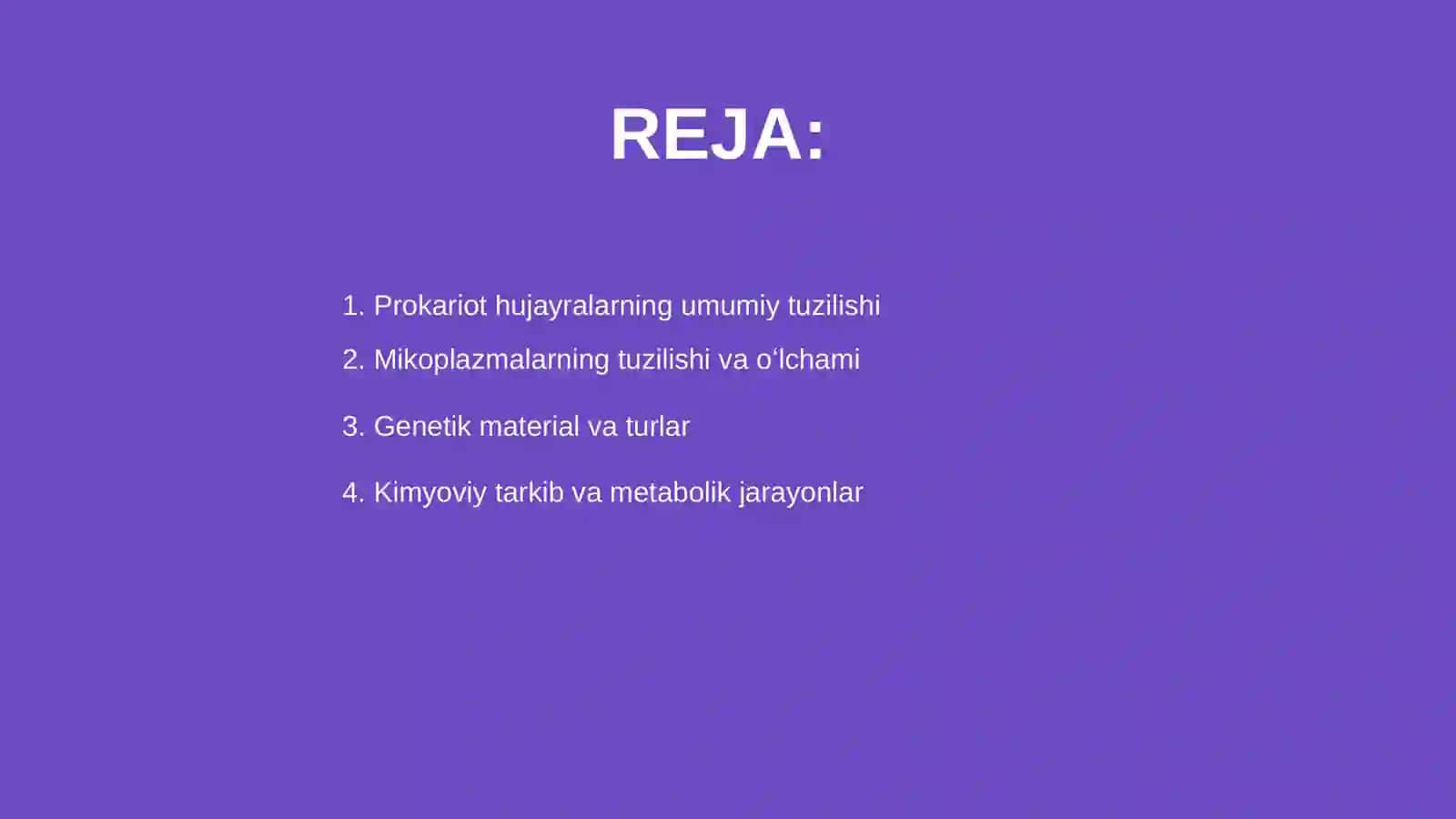 Prokariot hujayralarning tuzilishi 2